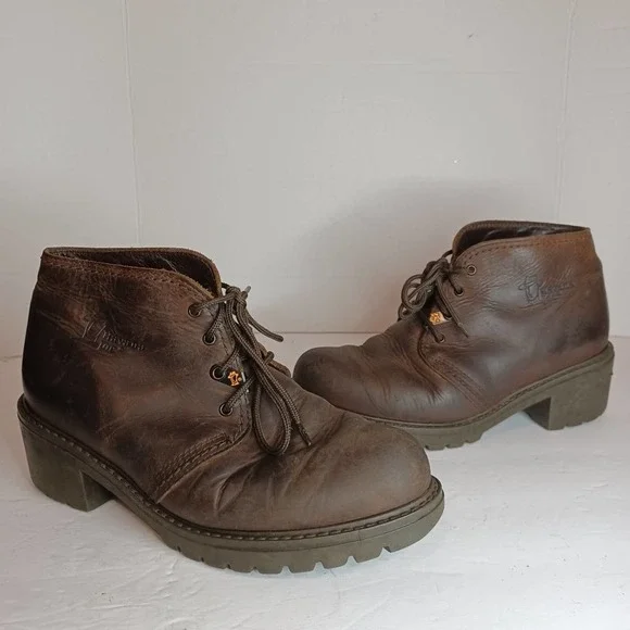 Havana Joe Shoes Havana Joe Brown Leather Ankle Boots Size 377